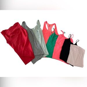 colourful basic Summer tank tops bundle S